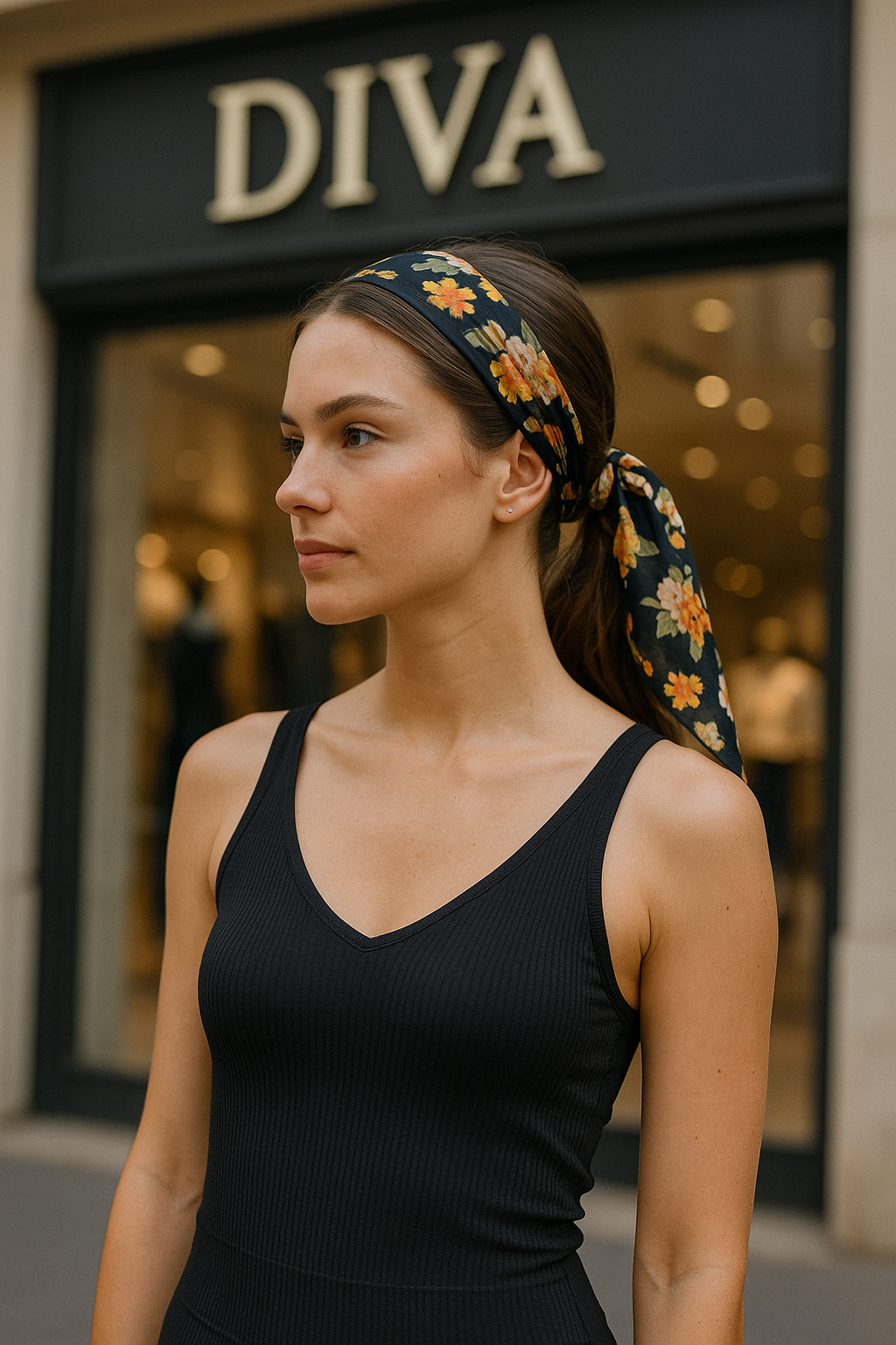 PAÑUELOS SEDA FLORAL